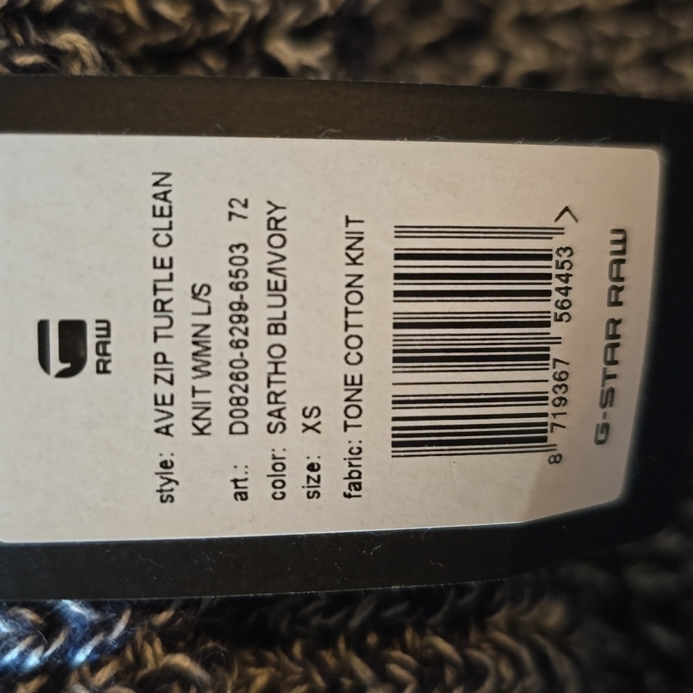 G Star Raw Womens Size Xs Cable Turtleneck - Picture 5 of 5